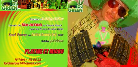 DJ GREEN extérieur CD